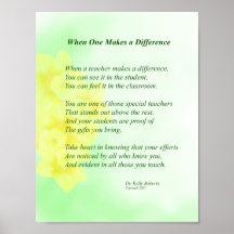 When One Makes A Difference Posters