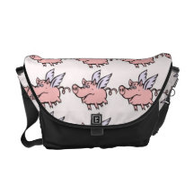 When Pigs Fly Messenger Bag