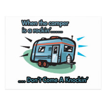 When the camper is a rockin' postcards