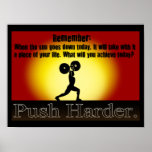 "When The Sun Goes Down" Inspirational Poster