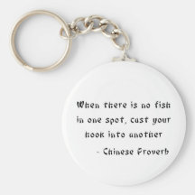 When there is no fish in one spot keychain
