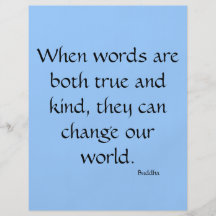 When Words Custom Flyer