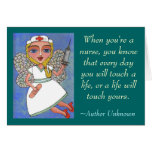 When you're a nurse... - greeting card