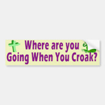 Where are You Going? Bumper Stickers