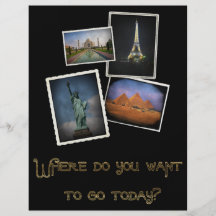 Where Do You Want to Go? Personalised Flyer