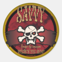 Where's The Rum? Stickers