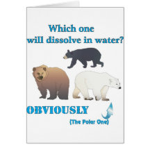 Which one will dissolve in water Polar Chemistry Cards