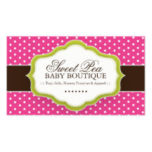 Whimsical Baby Boutique Business Cards