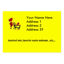 Whimsical Baby Business Card Template