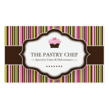 Whimsical Bakery Business Cards