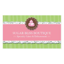 Whimsical Bakery Business Cards