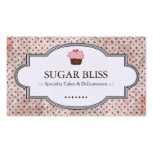 Whimsical Bakery Business Cards