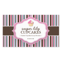 Whimsical Bakery Business Cards