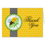 Whimsical Bee Baby Shower Thank You Greeting Cards