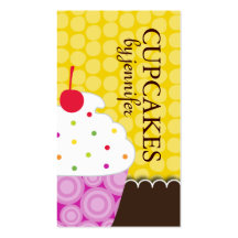 Whimsical Cupcake Business Cards
