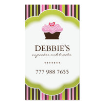 Whimsical Cupcake Business Cards