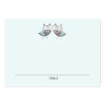 Whimsical Cute Wedding Owls Wedding Place Cards business cards
