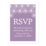 Whimsical Daisies RSVP Postcard