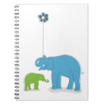 Whimsical Elephants Notebook