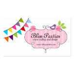 Whimsical Event Styling and Design Business Cards