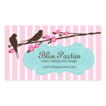 Whimsical Event Styling and Design Business Cards