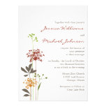 Whimsical Flowers Custom Announcements