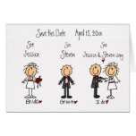 Whimsical Fun Save the Date! Greeting Cards