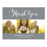 WHIMSICAL SCRIPT | WEDDING THANK YOU POSTCARD
