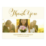 WHIMSICAL SCRIPT | WEDDING THANK YOU POSTCARD