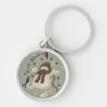 Whimsical Snowman Key Chains