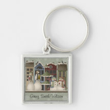 Whimsical Snowman Key Chains