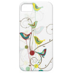 Whimsical Summer Birds Swirls iPhone 5 CaseMate