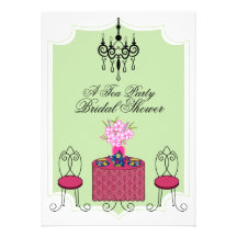 Whimsical Tea Party Invitation