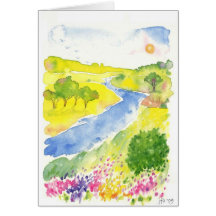 whimsical watercolor cards