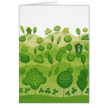 whimsical watercolor greeting card