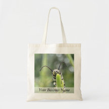 Whimsical Young Monarch Butterfly Caterpillar Canvas Bags