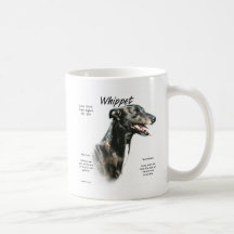 Whippet History Design Coffee Mugs