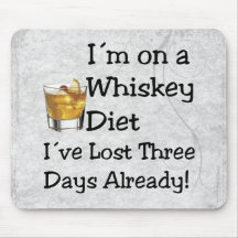 Whiskey Diet Mouse Mat
