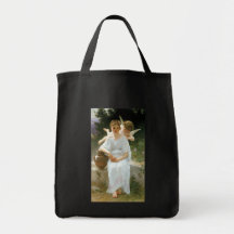 Whisperings of Love, William Adolphe Bouguereau Bag