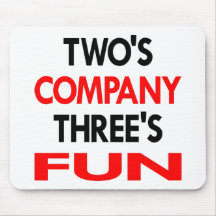 White 2 Company 3 Fun Mousemat