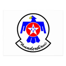 White Air Force Thunderbirds Post Cards