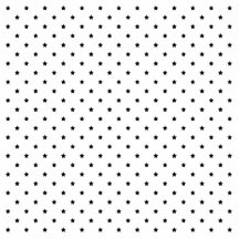 White and Black Star Pattern. Photo Cut Outs