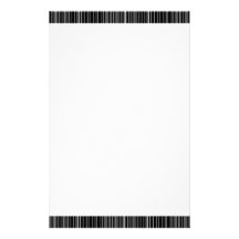 White and Black Stationery