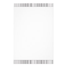 White and Black Stationery