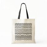 White and Black Waves Pattern. bags