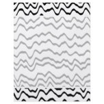 White and Black Waves Pattern. flyers