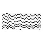 White and Black Waves Pattern. invitations