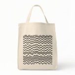 White and Black Waves Pattern. bags