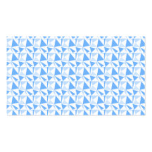 White and Blue Modern Geometric Pattern. Business Card Templates