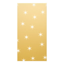 White and Gold Colour Star Pattern Photo Cards